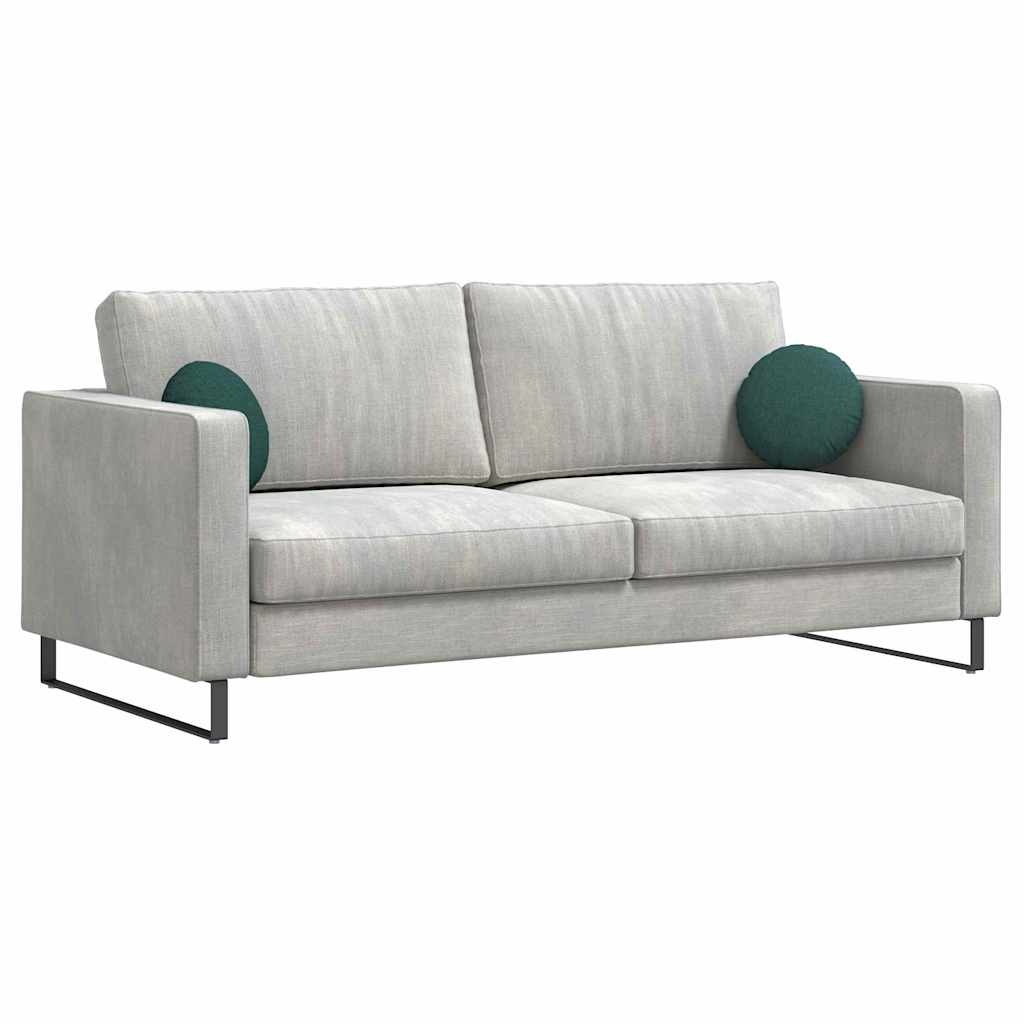 Sittkuddar 2 pcs Mörkgrön Ø30 x 13 cm tyg