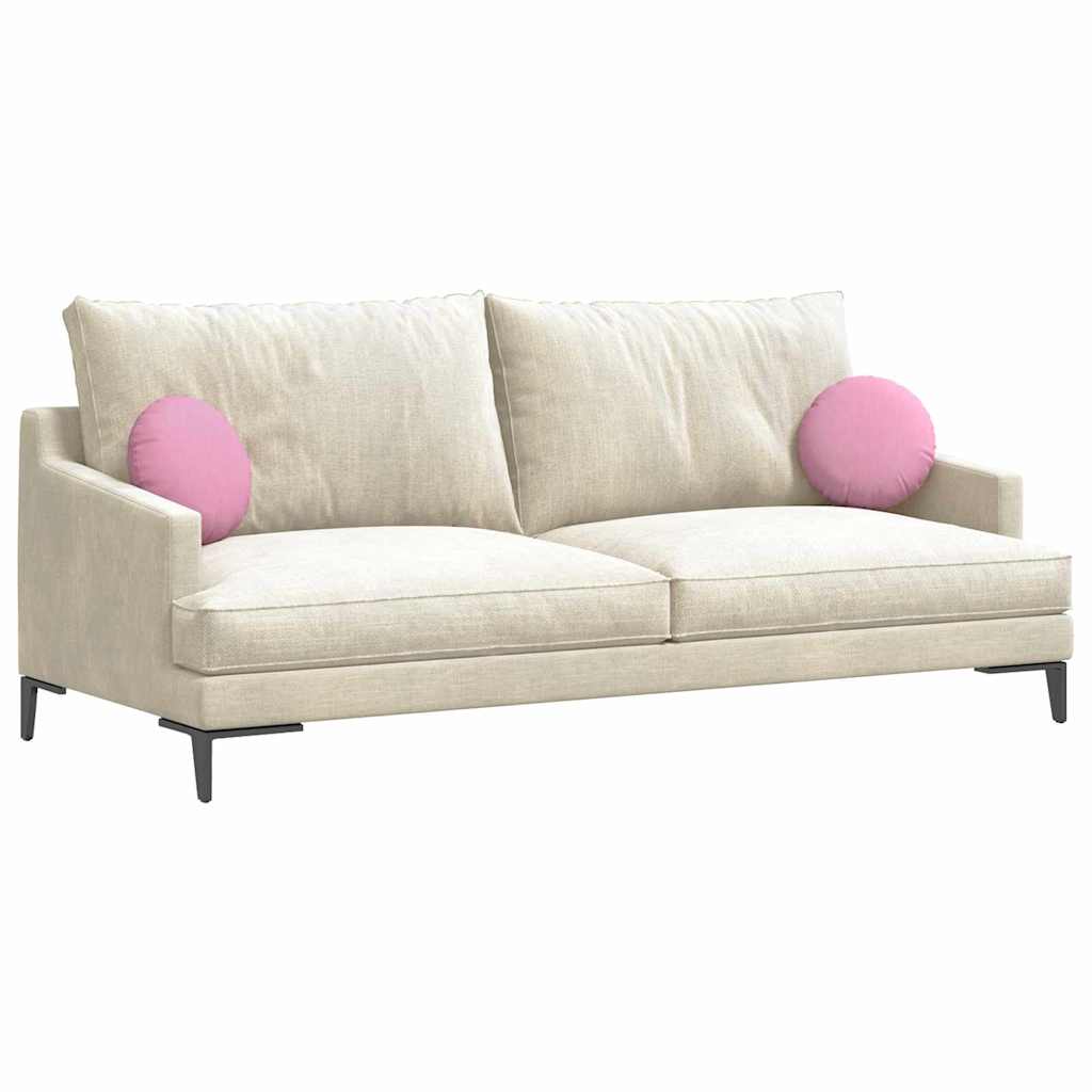 Sittkuddar 2 pcs Rosa Ø30 x 13 cm tyg