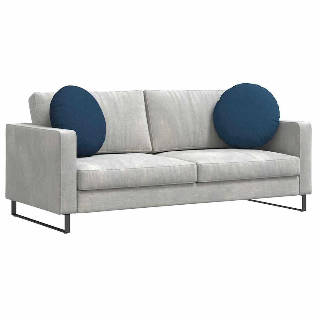 Sittkuddar 2 pcs Blå Ø50 x 19 cm tyg