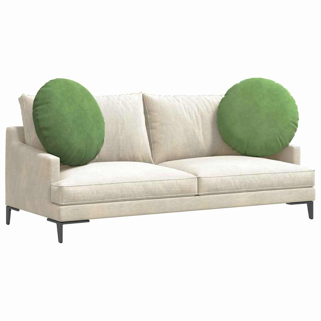 Sittkuddar 2 pcs Ljusgrön Ø 40 x 13 cm Sammet