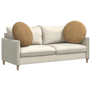 Sittkuddar 2 pcs Brun Ø 80 x 29 cm Sammet