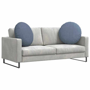 Sittkuddar 2 pcs Blå Ø 80 cm Kordread tyg