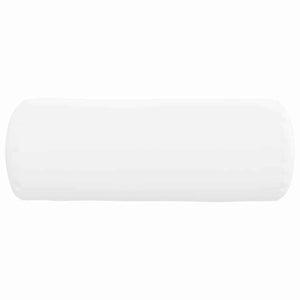 Bolsterkuddar 2 pcs Vit Ø 25 x 70 cm tyg