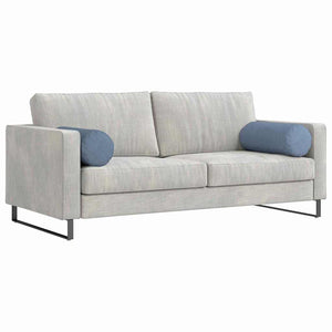 Bolsterkuddar 2 pcs Blå Ø 25 x 70 cm Kordread tyg