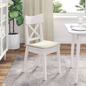 Sittkuddar 4 pcs Kräm 40 x 40 x 3 cm Sammet