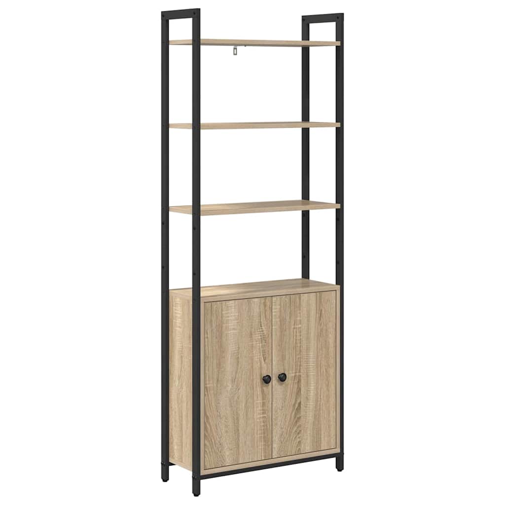 Bokskåp Sonoma-ek 60 x 24 x 161 cm Konstruerat trä
