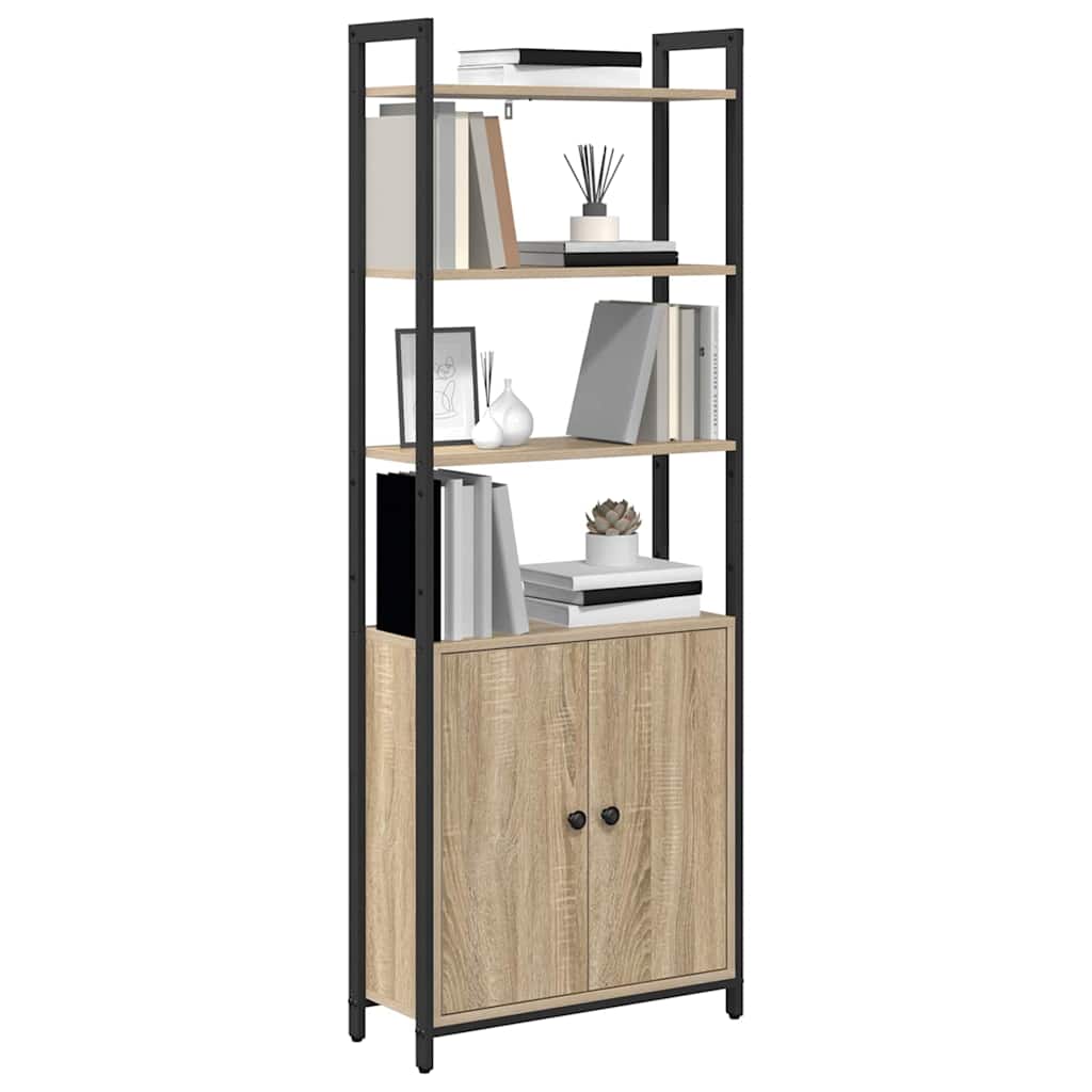 Bokskåp Sonoma-ek 60 x 24 x 161 cm Konstruerat trä
