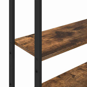 Bokskåp Rökt ek 60 x 24 x 161 cm Konstruerat trä