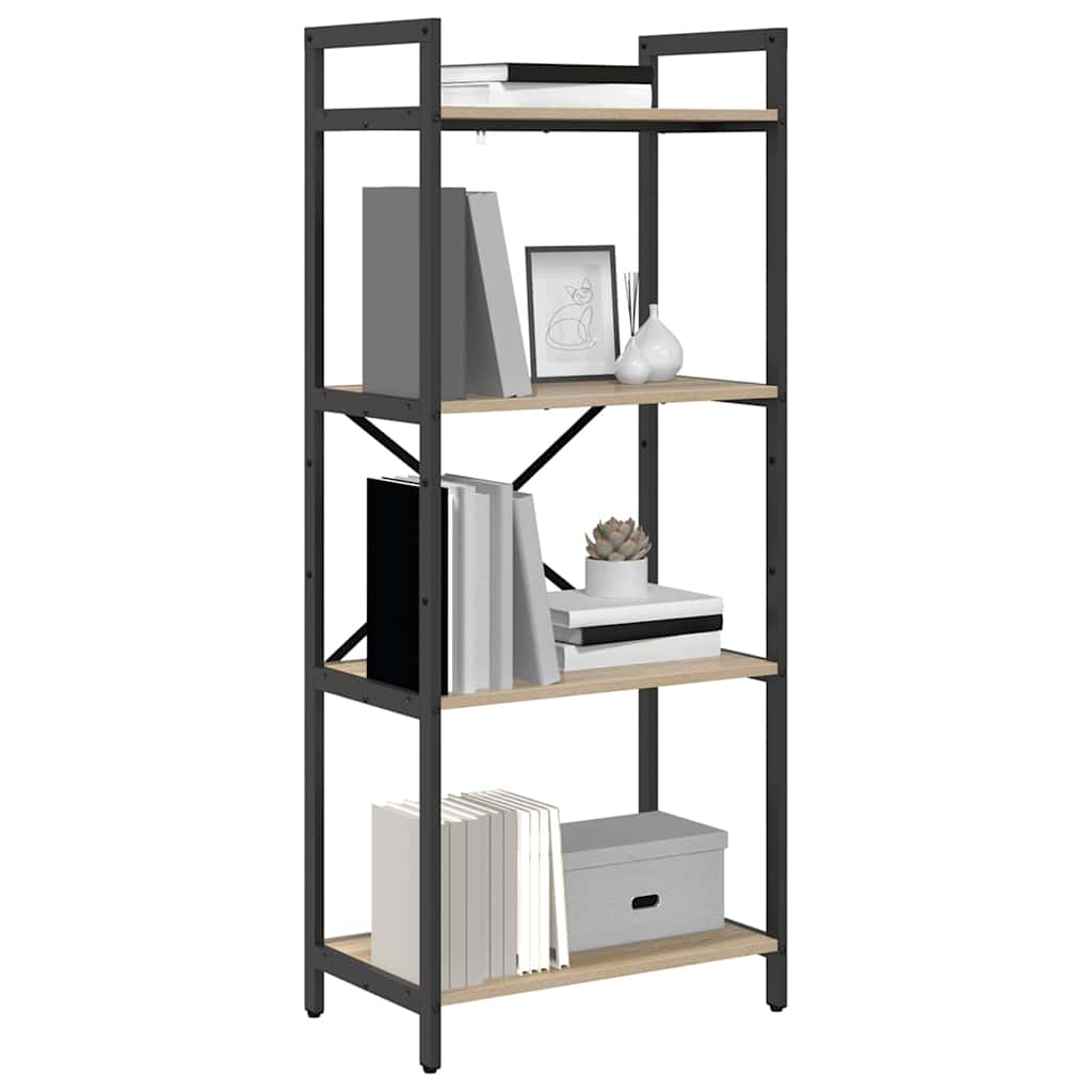Hyllsystem Sonoma-ek 56 x 34 x 133,5 cm Konstruerat trä