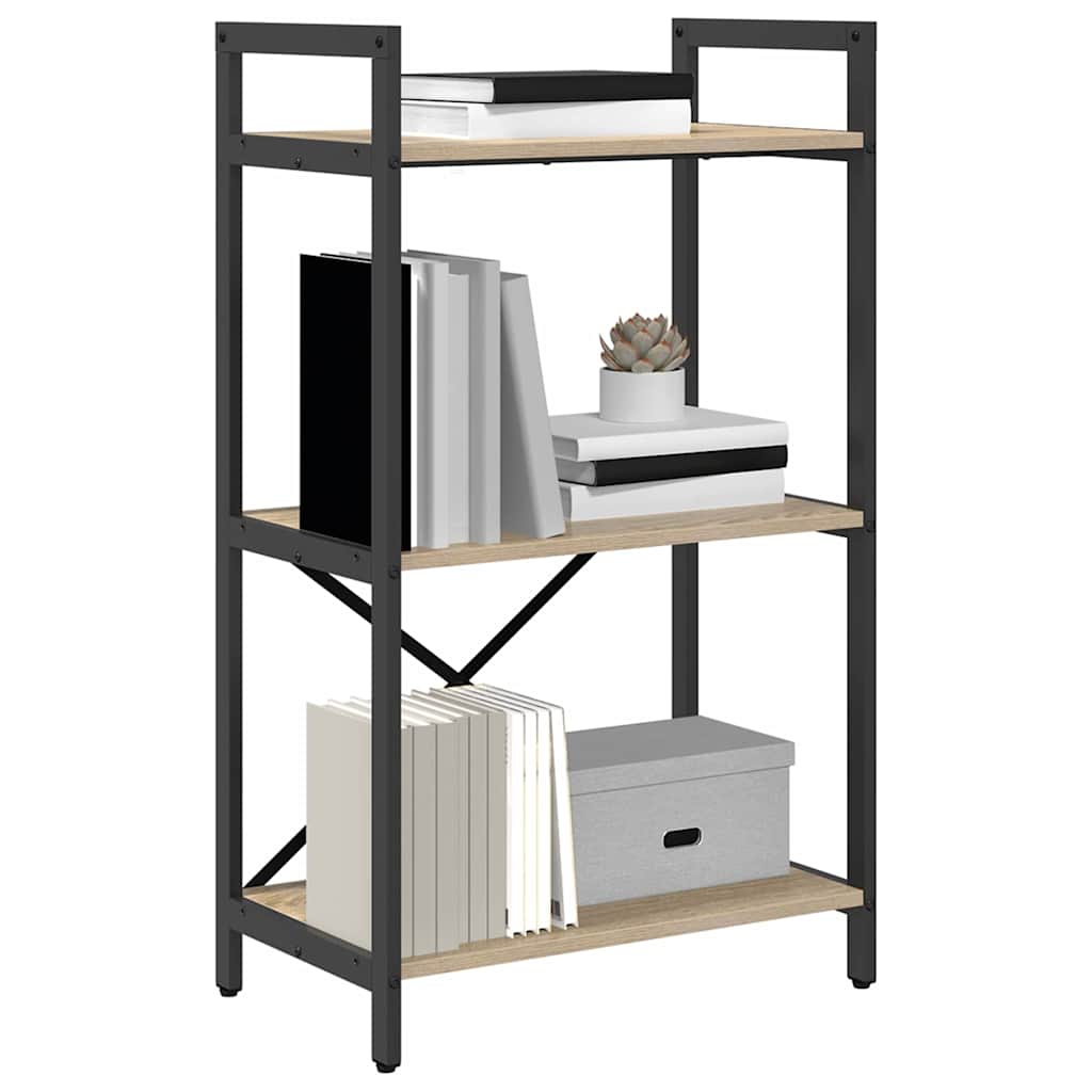 Hyllsystem Sonoma-ek 56 x 34 x 96 cm Konstruerat trä