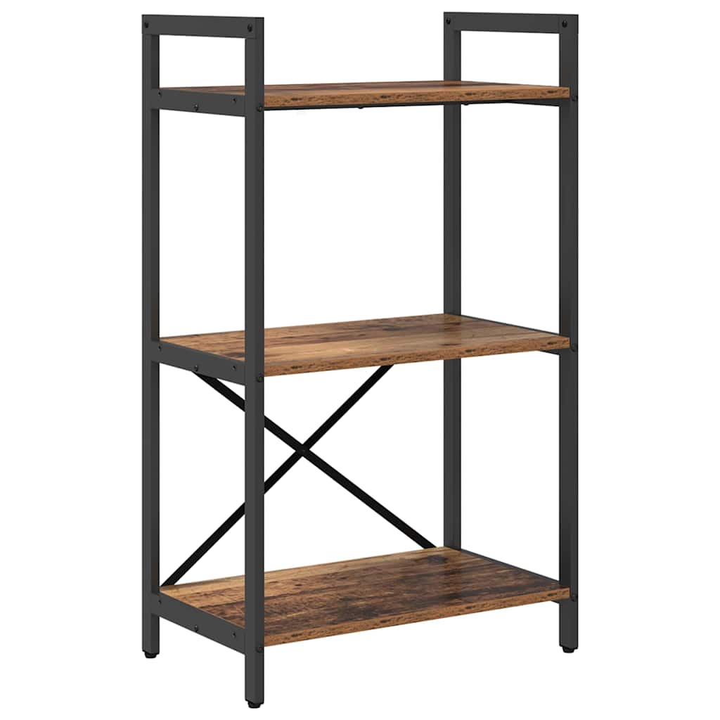 Hyllsystem Gammalt trä 56 x 34 x 96 cm Konstruerat trä