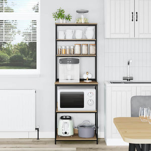 Köks hylla Artisan Ek 60 x 40 x 168 cm Konstruerat trä