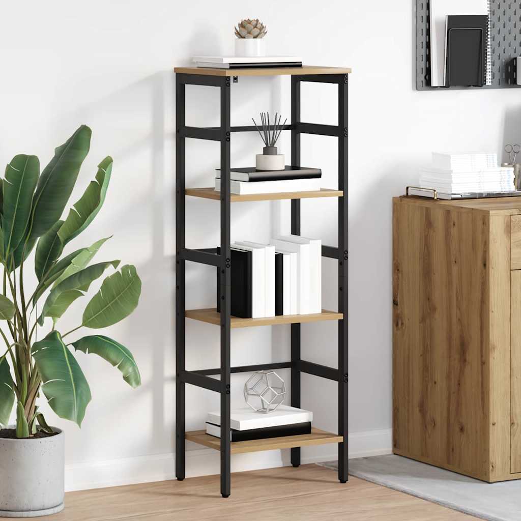 Hyllsystem 3 nivåer 40 x 29,5 x 115 cm Konstruerat trä