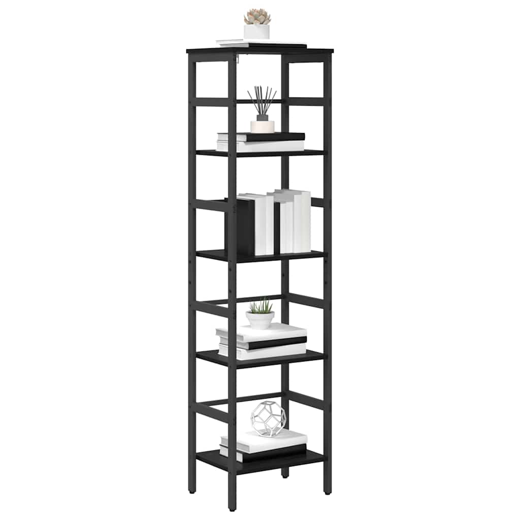 Hyllsystem Svart Ek 40 x 29,5 x 149 cm Konstruerat trä