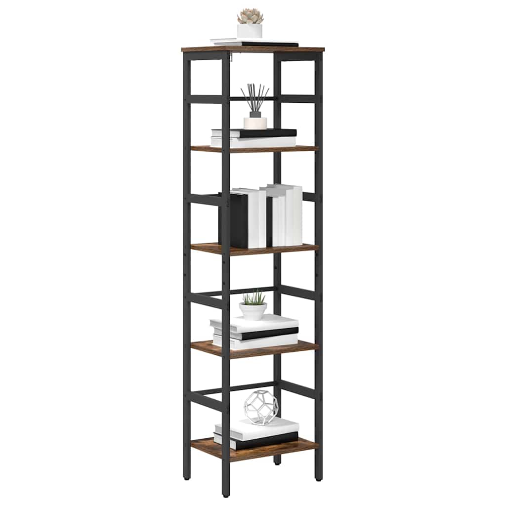 Hyllsystem Rökt ek 40 x 29,5 x 149 cm Konstruerat trä