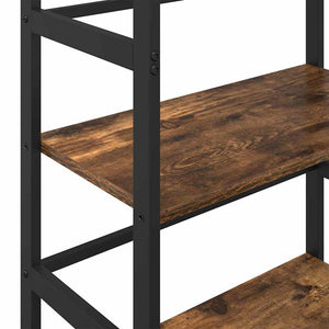 Hyllsystem Rökt ek 60 x 29,5 x 81 cm Konstruerat trä