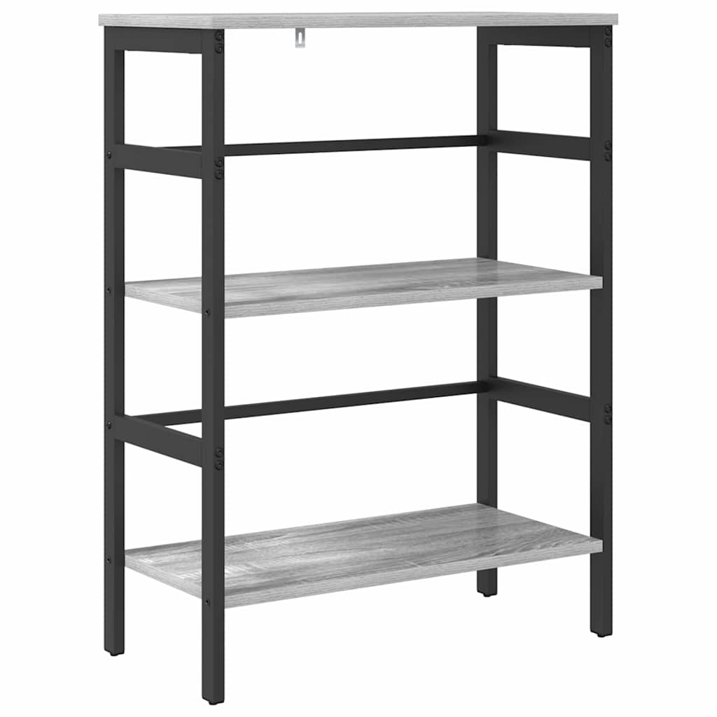 Hyllsystem Grå Sonoma 60 x 29,5 x 81 cm Konstruerat trä