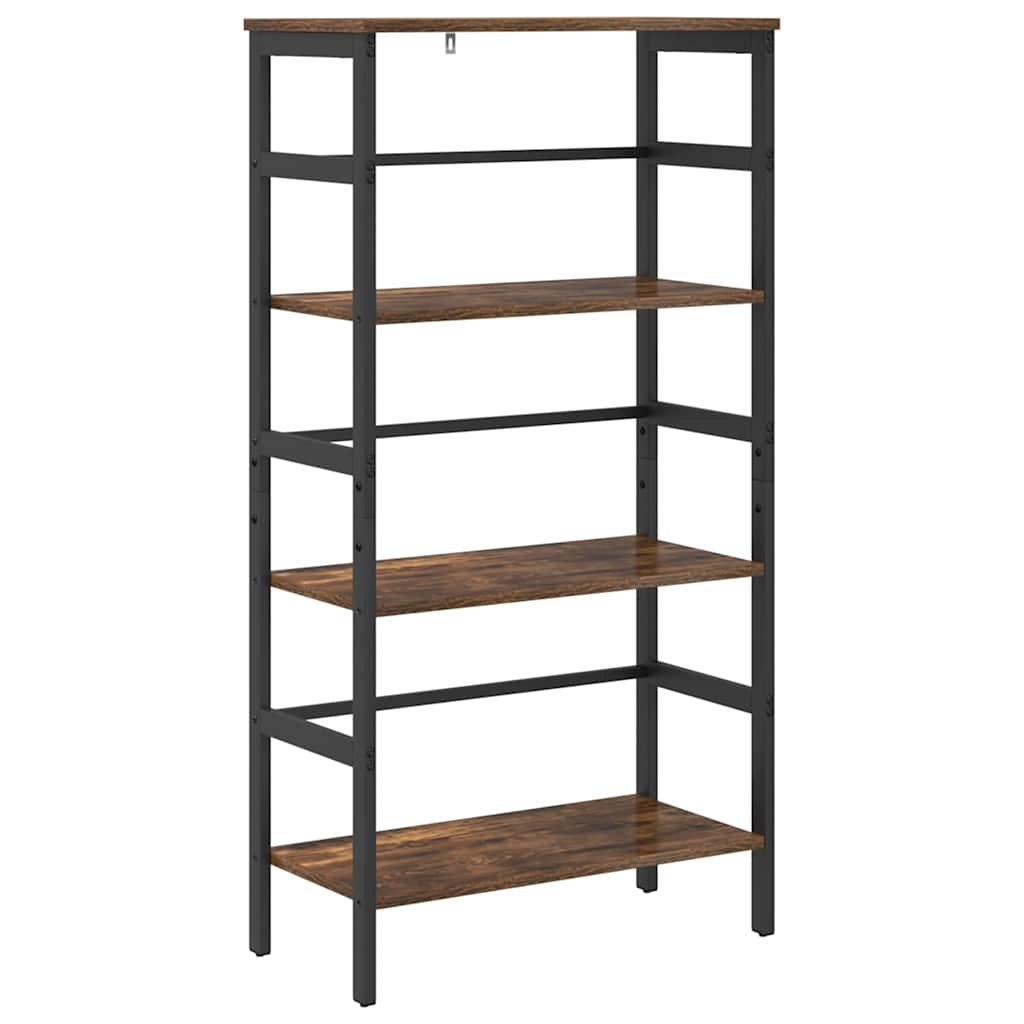 Hyllsystem Rökt ek 60 x 29,5 x 115 cm Konstruerat trä
