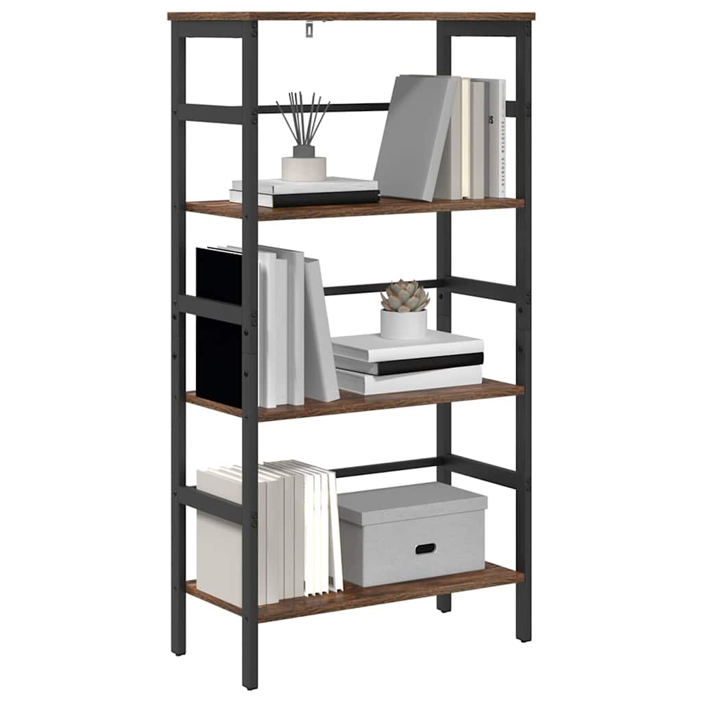 Hyllsystem Rökt ek 60 x 29,5 x 115 cm Konstruerat trä