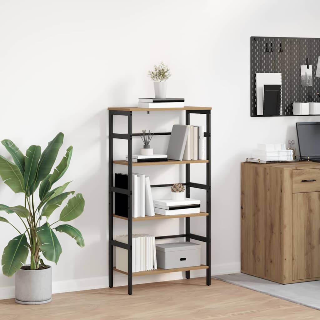 Hyllsystem 3 nivåer 60 x 29,5 x 115 cm Konstruerat trä
