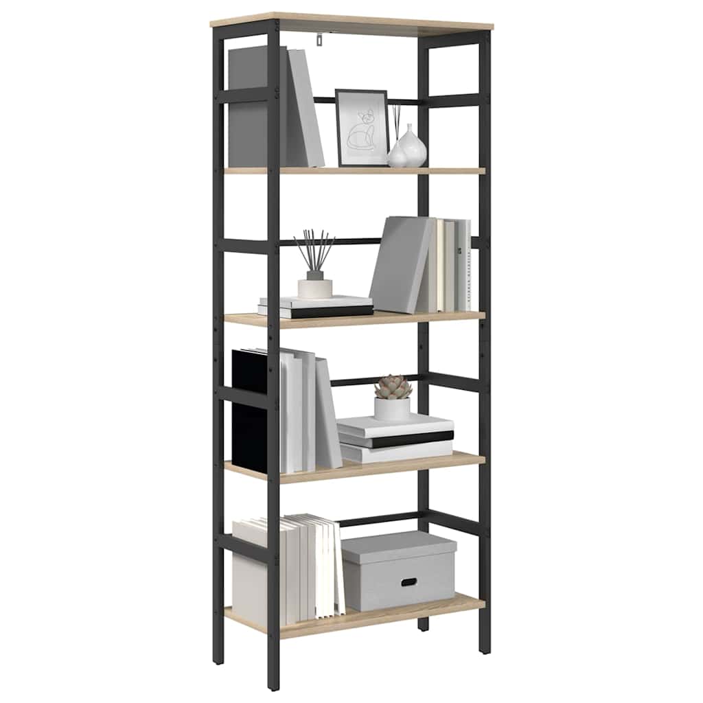 Hyllsystem Sonoma-ek 60 x 29,5 x 149 cm Konstruerat trä