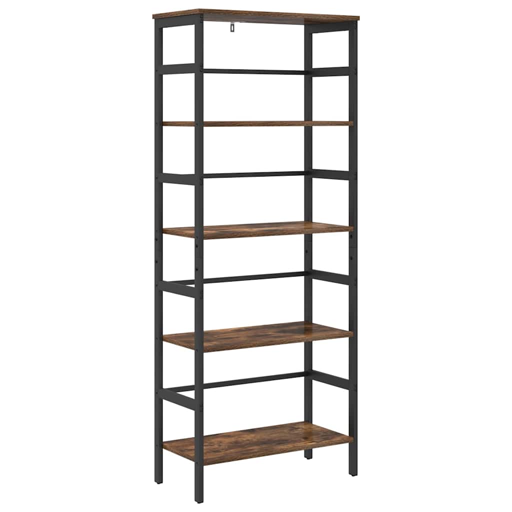 Hyllsystem Rökt ek 60 x 29,5 x 149 cm Konstruerat trä