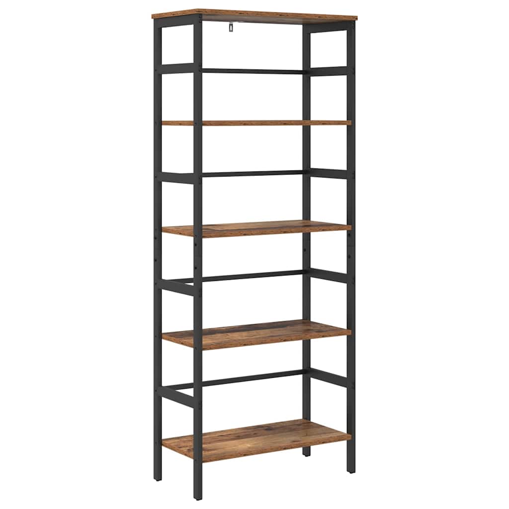 Hyllsystem Gammalt trä 60 x 29,5 x 149 cm Konstruerat trä