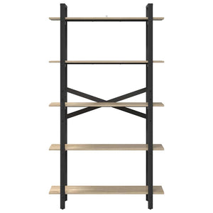 Hyllsystem Sonoma-ek 100 x 33,5 x 178 cm Konstruerat trä