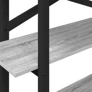 Hyllsystem Grå Sonoma 100 x 33,5 x 102 cm Konstruerat trä