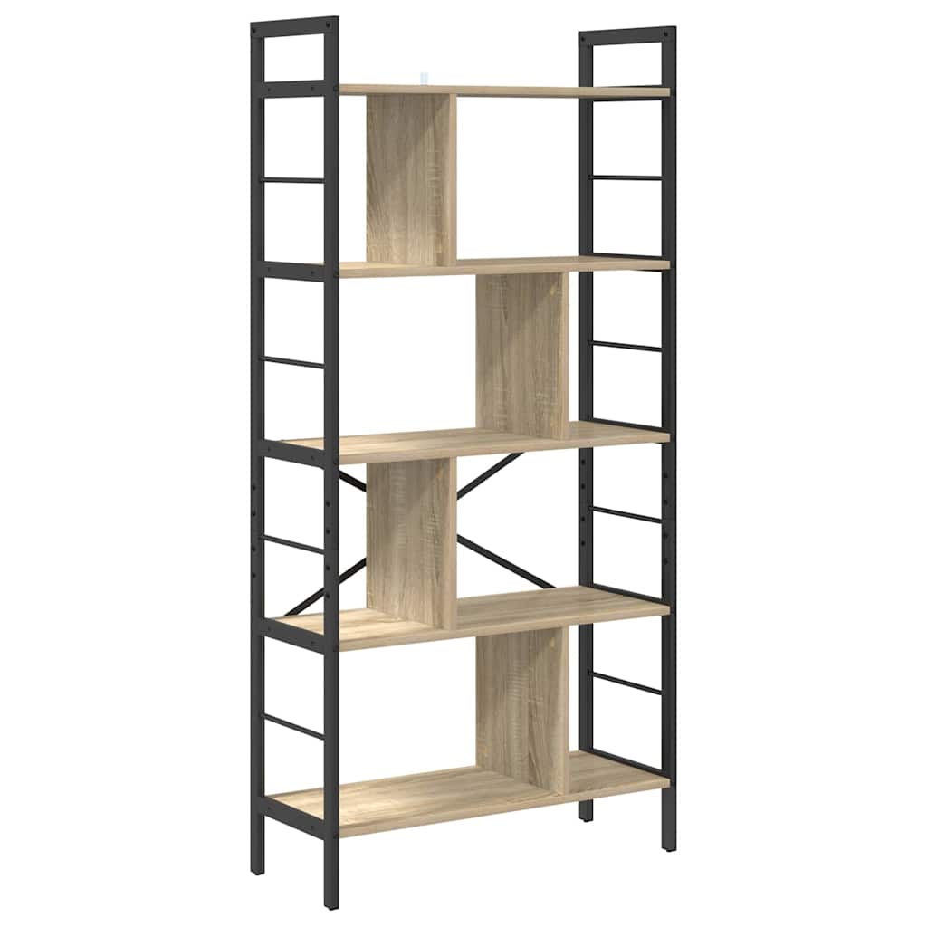 Hyllsystem Sonoma-ek 75 x 30 x 156 cm Konstruerat trä