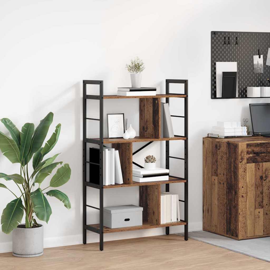Hyllsystem 7 nivåer 75 x 30 x 123,5 cm Konstruerat trä
