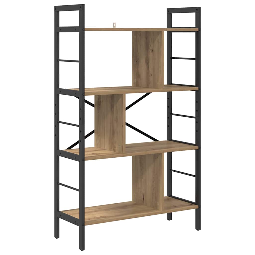 Hyllsystem 7 nivåer 75 x 30 x 123,5 cm Konstruerat trä
