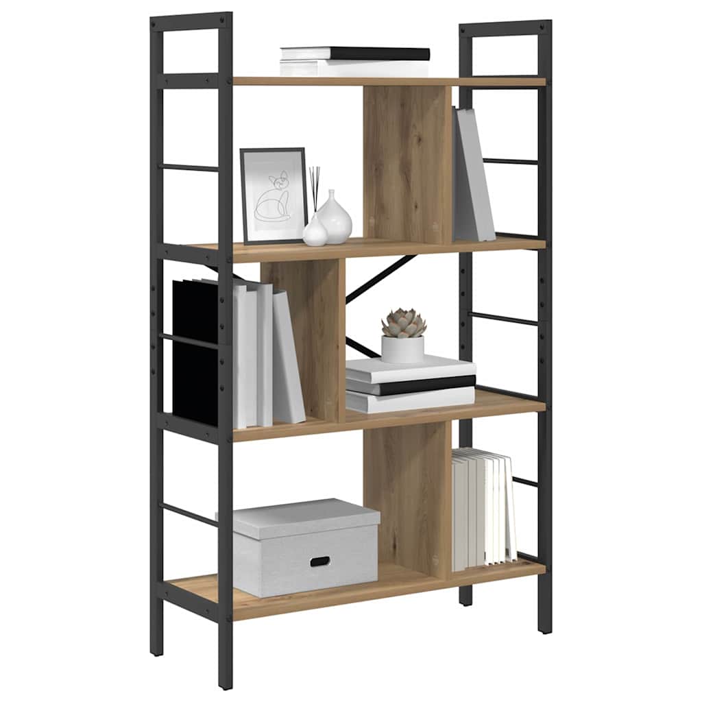 Hyllsystem 7 nivåer 75 x 30 x 123,5 cm Konstruerat trä