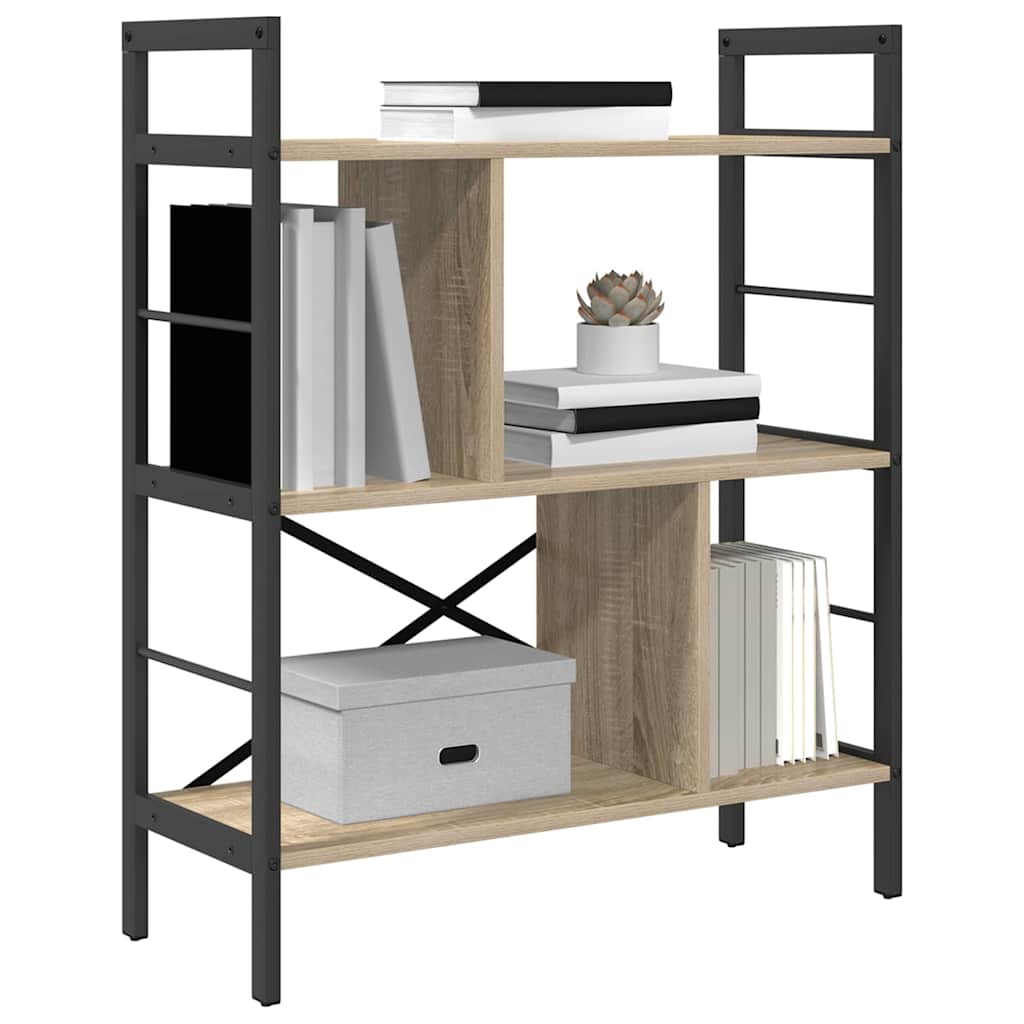Hyllsystem Sonoma-ek 75 x 30 x 91 cm Konstruerat trä