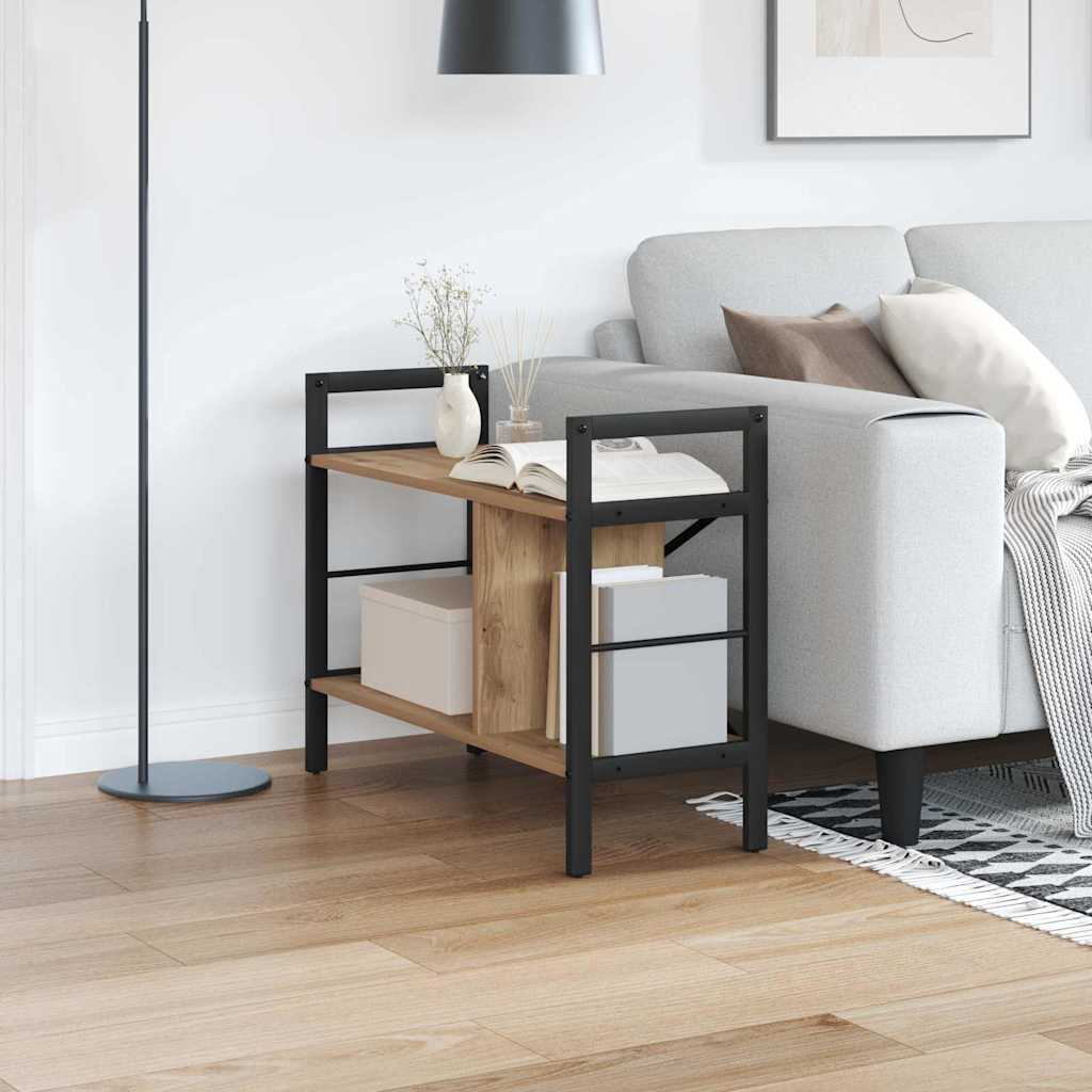 Hyllsystem 3 nivåer 75 x 30 x 58,5 cm Konstruerat trä
