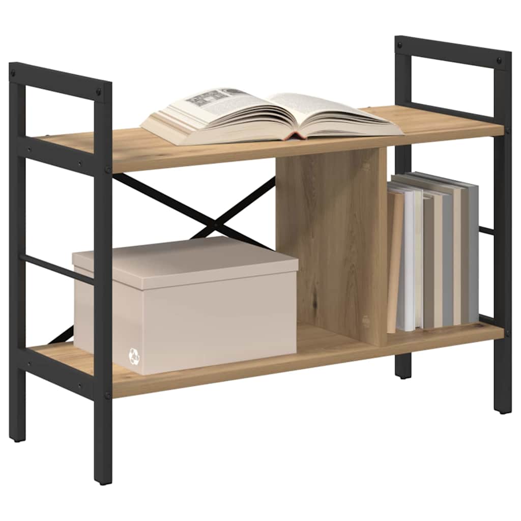 Hyllsystem 3 nivåer 75 x 30 x 58,5 cm Konstruerat trä