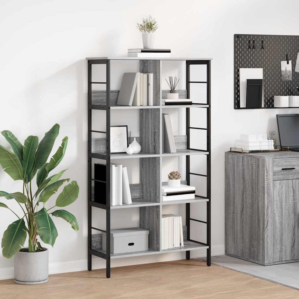 Hyllsystem 8 nivåer 82 x 32 x 144,5 cm Konstruerat trä
