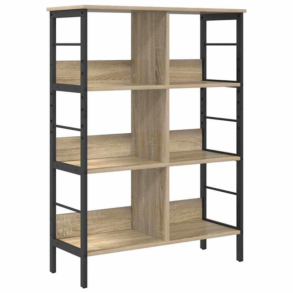 Hyllsystem Sonoma-ek 82 x 32 x 112 cm Konstruerat trä