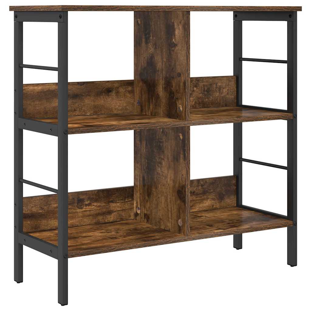 Hyllsystem Rökt ek 82 x 32 x 79 cm Konstruerat trä