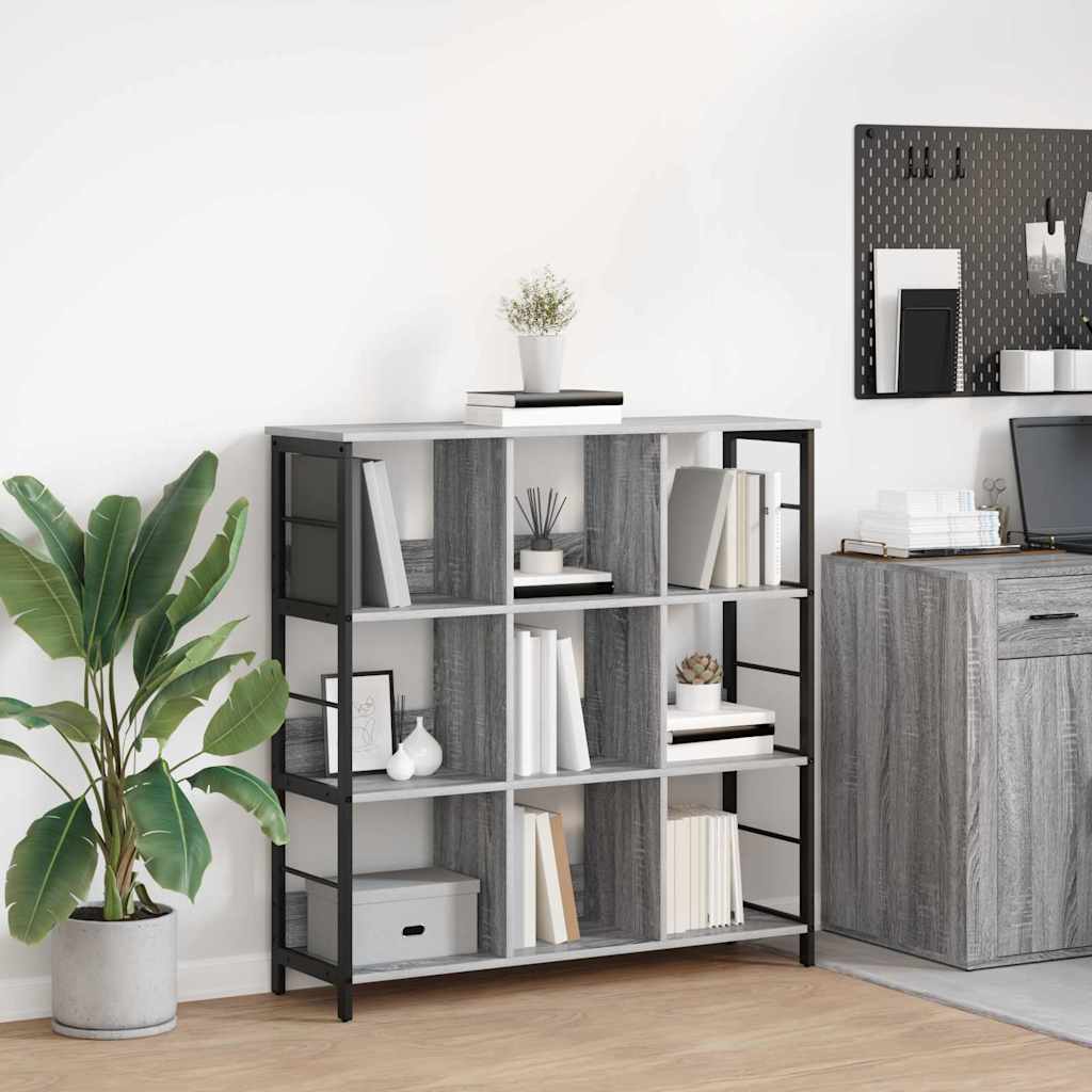 Hyllsystem 9 nivåer 102 x 32 x 104,5 cm Konstruerat trä