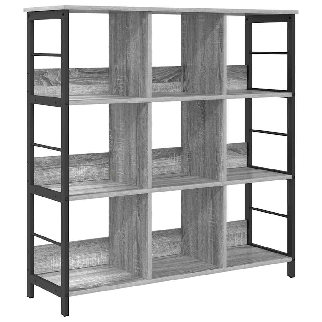 Hyllsystem Grå Sonoma 102 x 32 x 104,5 cm Konstruerat trä