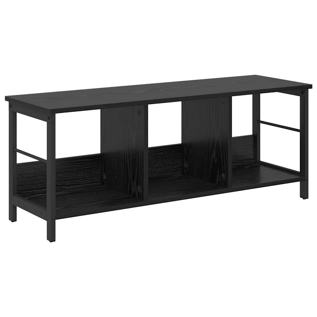 Hyllsystem Svart Ek 102 x 32 x 40,5 cm Konstruerat trä