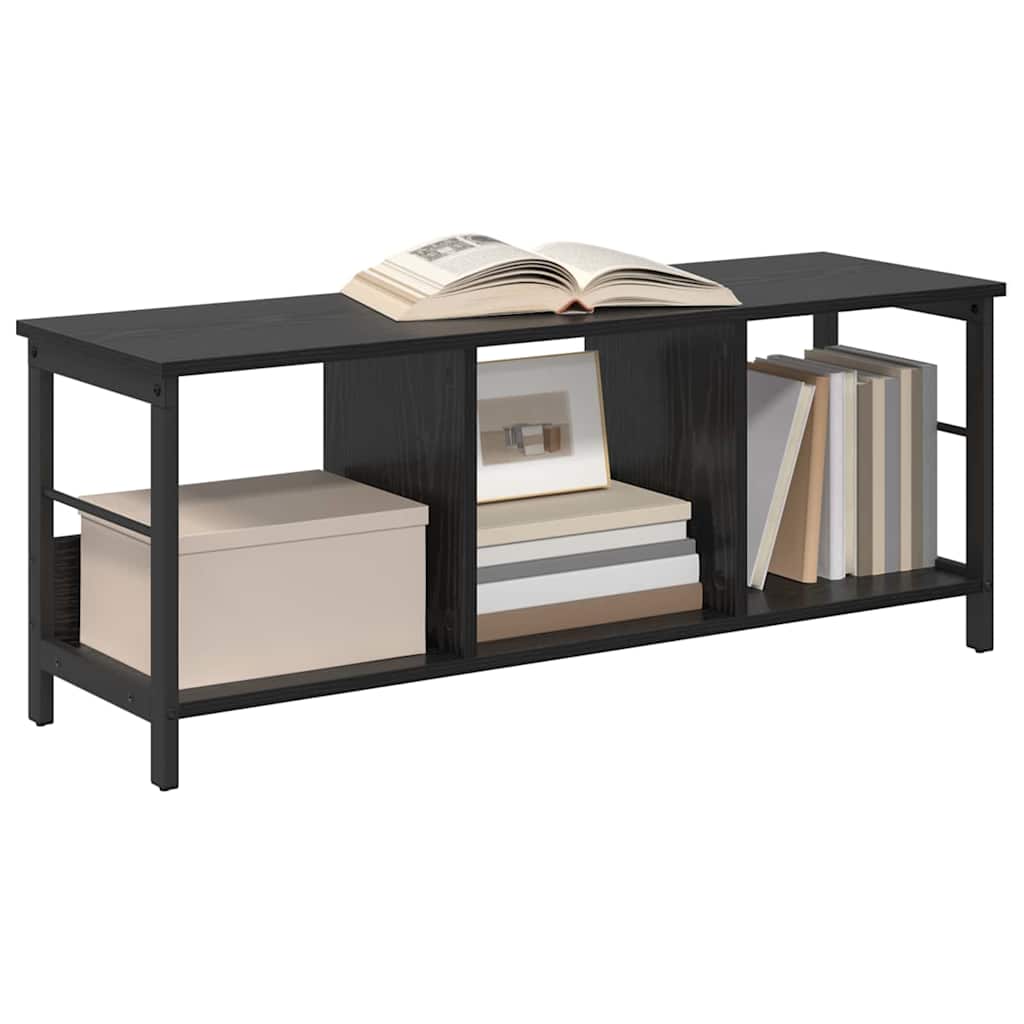 Hyllsystem Svart Ek 102 x 32 x 40,5 cm Konstruerat trä