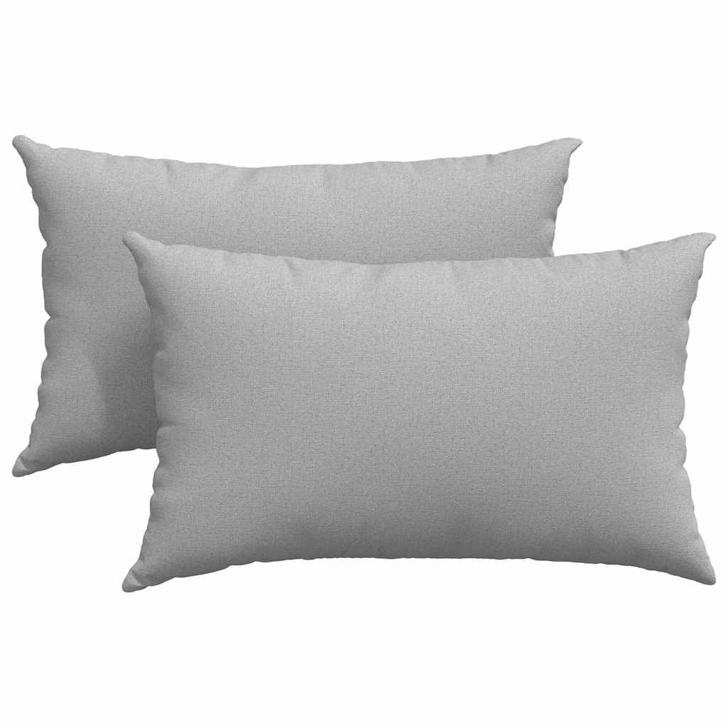 Sofakuddar 2 pcs Moln Grå 50 x 30 cm tyg