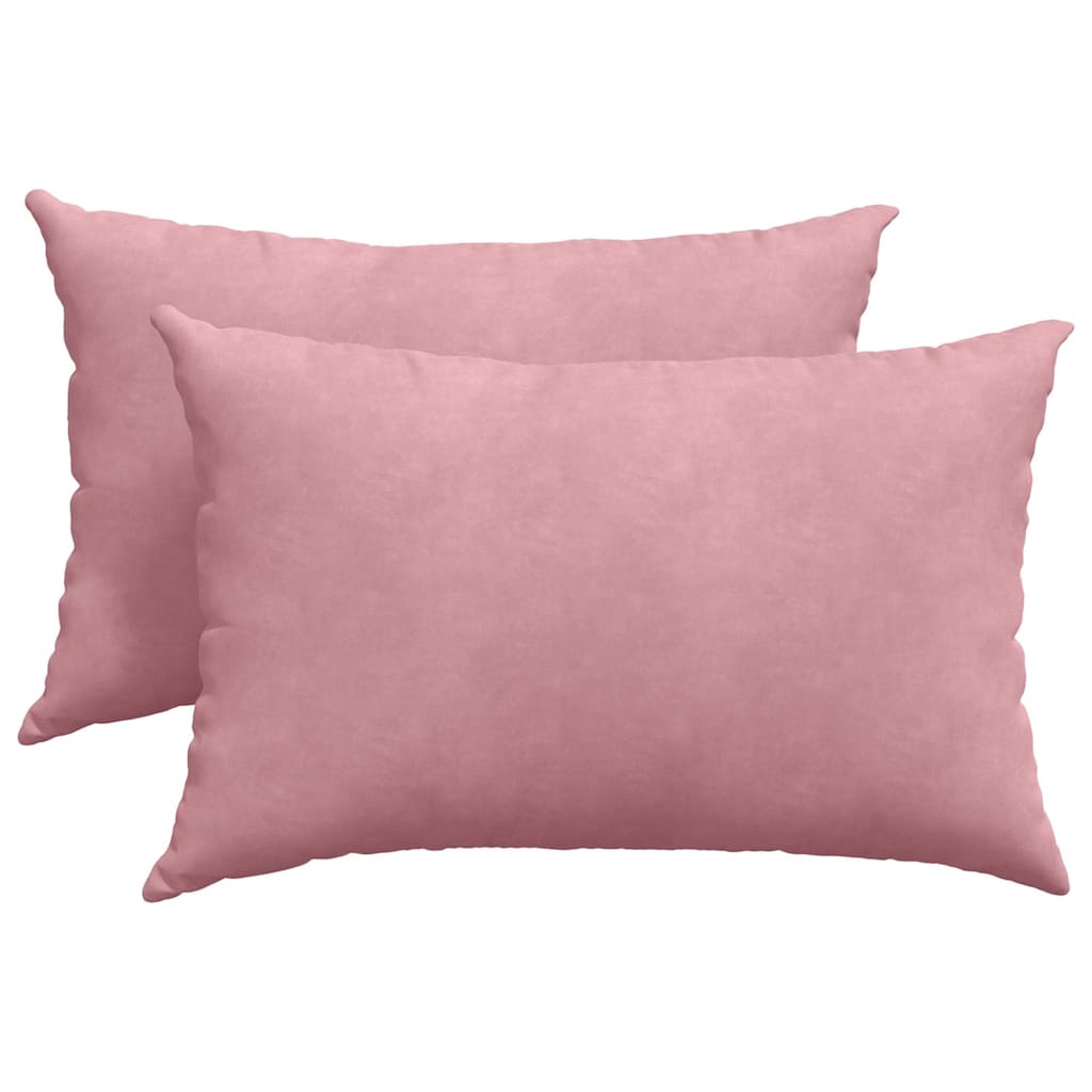 Sofakuddar 2 st Rosa 60 x 40 cm Kordread tyg