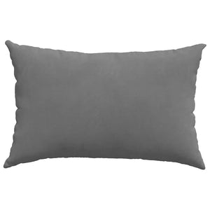 Sofakuddar 2 pcs Mörkgrå 60 x 40 cm tyg