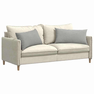 Sofakuddar 2 pcs Ljusgrå 80 x 40 cm tyg