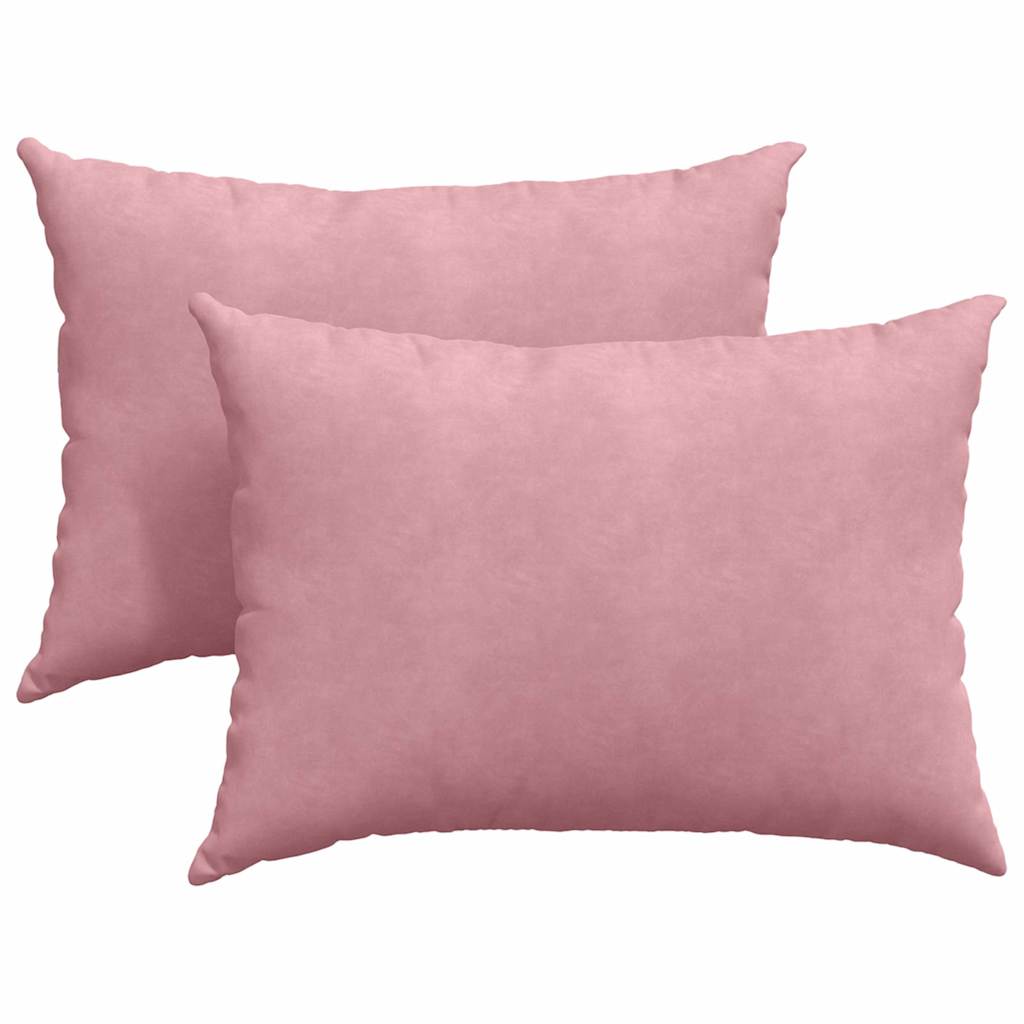 Sofakuddar 2 st Rosa 70 x 50 cm Kordread tyg