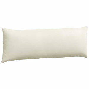 Sofakuddar 2 pcs Kräm 120 x 40 cm Kordread tyg