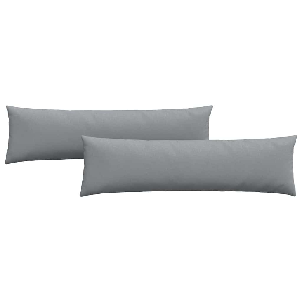 Sofakuddar 2 pcs Ljusgrå 145 x 40 cm tyg